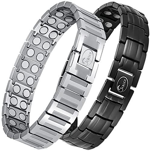 Titanium Magnetic Therapy Bracelet for Men Titanium Power Magnetic