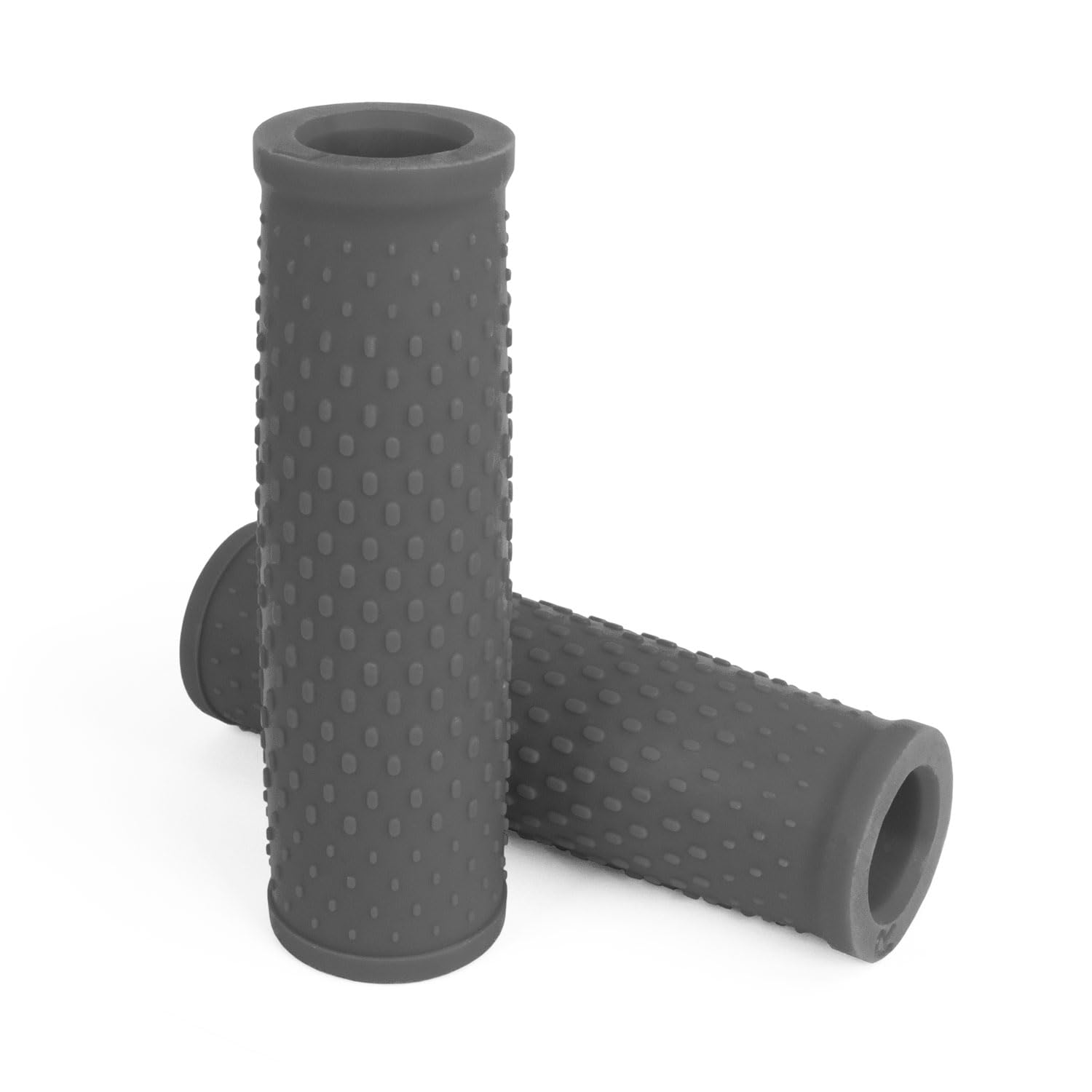 OcioDual 2 x Grey Grips Compatible with Xiaomi Electric Scooter 1S/M365, Rubber with Non-Slip Texture for Handlebars