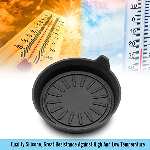 image for Seven Sparta Car Cup Holder Coasters, Silicone Coasters for Cup Holder