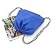 BINGONE Folding Sport Backpack Nylon Drawstring Bag Home Travel Storage Use Royalblue