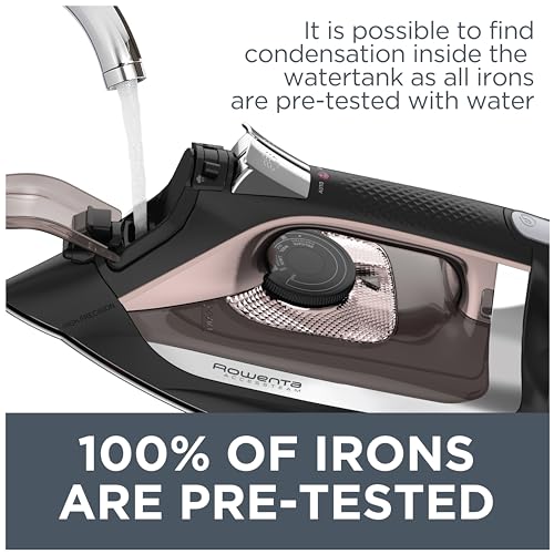 Rowenta Access Stainless Steel Soleplate Steam Iron with Retractable Cord 1725 watts Powerful