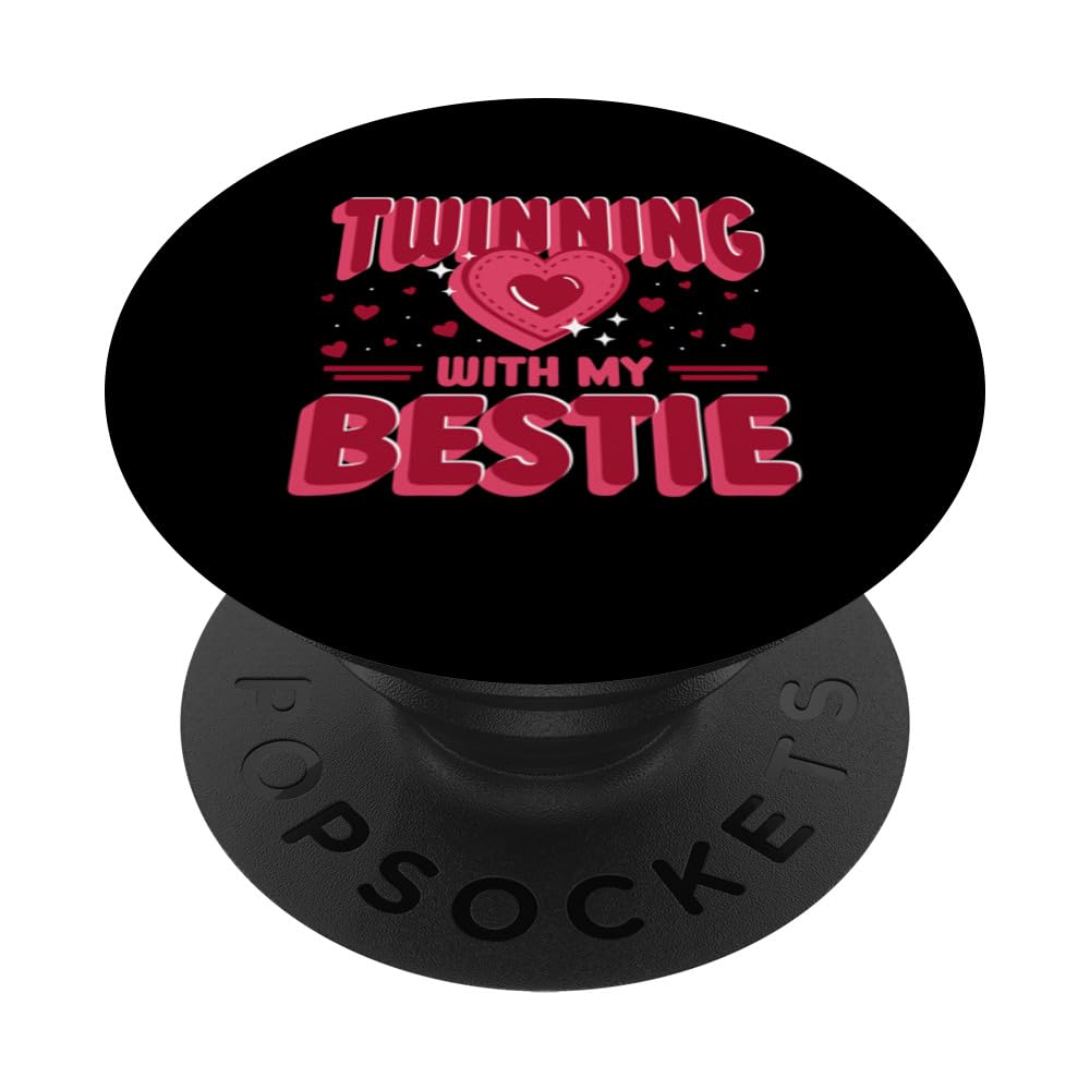 Twinning Bestie Friends Matching Twins Day PopSockets Swappable PopGrip