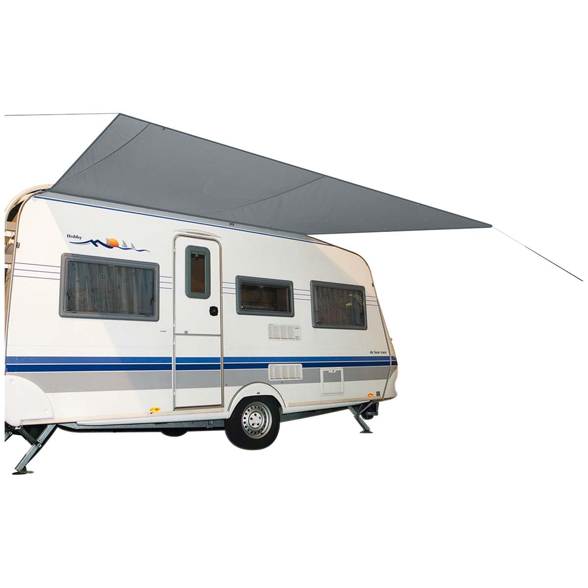 Bo-Camp - Caravan Tarp - Travel Bo-Camp - Caravan tarpaulin Travel, Grey, 350 x 240 cm