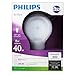 Philips LED Dimmable SlimStyle A19 Frosted Light Bulb: 2700-Kelvin, 8-Watt (40-Watt Equivalent), E26 Base, Soft White, 1-Pack