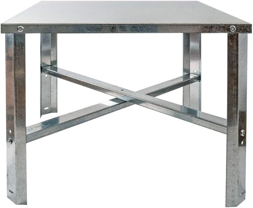 Eastman 86279 Water Heater Stand, 75100 Gal, Silver, Tools & Home