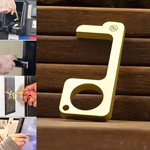 Christm Mini Self-Cleaning Reusable Handle Tools Door Opener Press Elevator Hand Stick