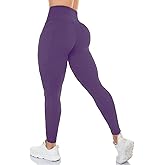 UURUN High Waisted Leggings for Women,Yoga Pants with Pockets, Tummy Control, Squat Proof, for Workout, Running