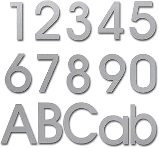 Edelstahl Hausnummer Avantgarde