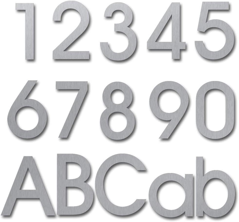 Edelstahl Hausnummer Avantgarde