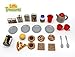 Little Treasures Coffee Pastries and Cake Pretend Play Food Eating Toy Set