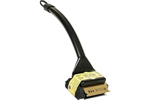 Grill Rescue BBQ Replaceable Scraper Cleaning Head, [Rescue-Upgraded], Bristle Free Grill Brush, Durable and Unique Scraper Tools for Cast Iron or Stainless-Steel Grates, Barbecue Cleaner (Rescue Pro)