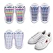 No Tie Shoelaces for Adults, YUANFENG Tieless Elastic Silicone Waterproof Flat Athletic Running Shoe Laces for Sneaker Boots Board Shoes and Casual Shoes (White)