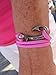 Chasing Fin Adjustable Bracelet 550 Military Paracord with Fish Hook Pendant, Pink Camo