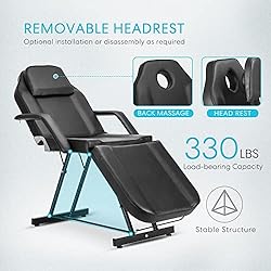 VIVOHOME 2 in 1 Adjustable Massage Table Tattoo