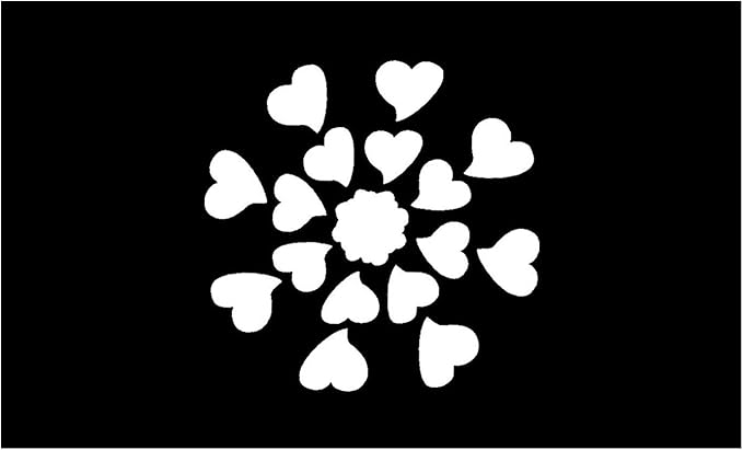 Amazon ステンシルシート ハート Gs 162 ボディジュエリー ステンシル プレート シール マーク デザインシート ダイヤモンドタトゥー ヘナタトゥー フェイクタトゥー トライバル ボディアート グリッター ハロウィン タトゥーシール 通販