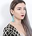 VK Accessories Thread Ball Dangle Earrings Thread Dangle Earrings Soriee Drop Earrings Beaded Ball Ear Drop Turquoise