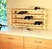 Seville Classics 40-Bottle Birchwood Wine Rack