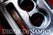2008-2013 Dodge Challenger Front Cupholder Accents, Black/Red