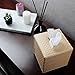 JackCubeDesign Square Tissue Box Cover Holder Case Kleenex Cover Holder Box Napkin Holder Organizer Stand(Gold, 5.4 X 5.4 X 5.6 inches)- MK272B