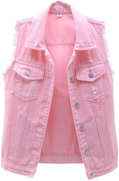 women's pink denim jacket uk