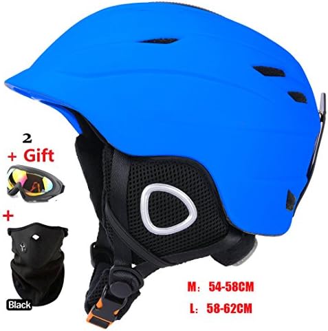 Kinnsemy Outdoor Safety Helmet For Skiing Snowboard Skating Adult Men Women Winter Ski Helmets 9 M 54 to 58CM