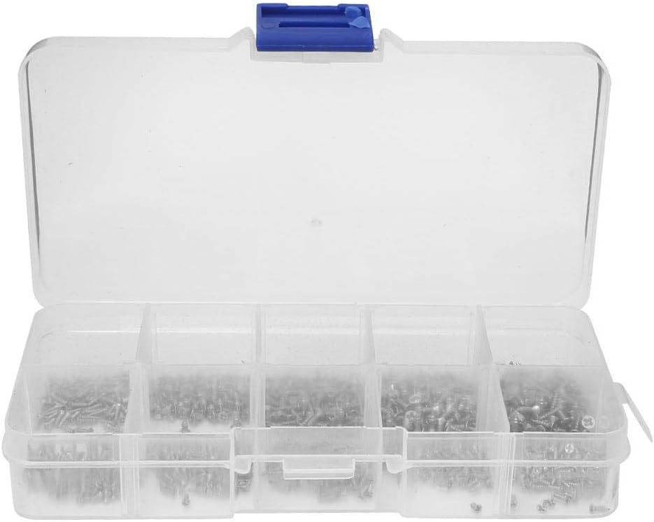 Fafeicy Cross Head Self Tapping Screws,1000pcs M1 M1.2 M1.4 M1.7 Stainless Steel Electronic Repair Micro Screws - Image 3