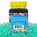 Magic Beadz - Turquoise Green Gel Water Beads - Transparent Jelly Pearls - Vase Filler - Wedding Centerpiece - Candles - Flower Arrangements - Over 30,000 Beads - 11oz Jar Makes Over Ten Gallons