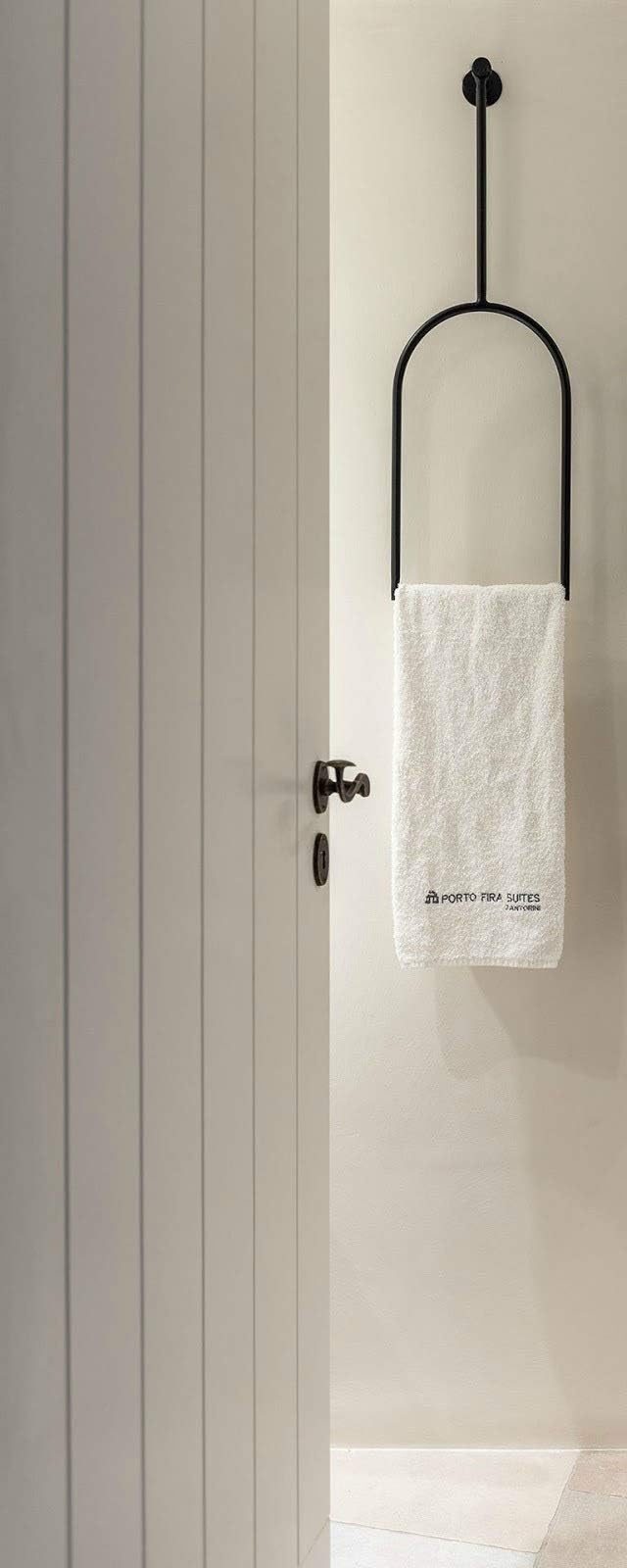 Erbanize® Minimalist Design Towel Holder & Stand, Bathroom Accessories - Towel Hanger (Single Piece), Large Size.