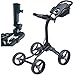 Bag Boy Quad XL 4-Wheel Golf Push Cart with Free Bag Boy adjustable Umbrella Holder($30 Value)
