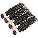 JQM 8A Brazilian Deep Wave Bundles Unprocessed Virgin Curly Hair Weave Remy Wavy Human Hair Extensions 3 Bundles Deals #1B Natural Black Color