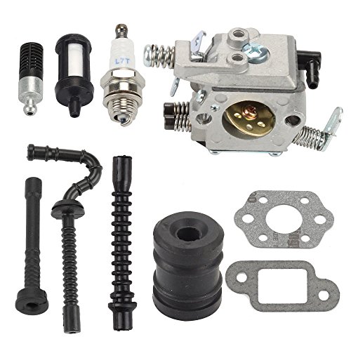 ANTO C1Q-S11E Carburetor With Gaskets Spark Plug Air Filter Fuel Filter For Zama C1Q-S11G C1Q-S76C - STIHL 021 MS210 023 MS230 025 MS250 - Chainsaw 1123 120 0603