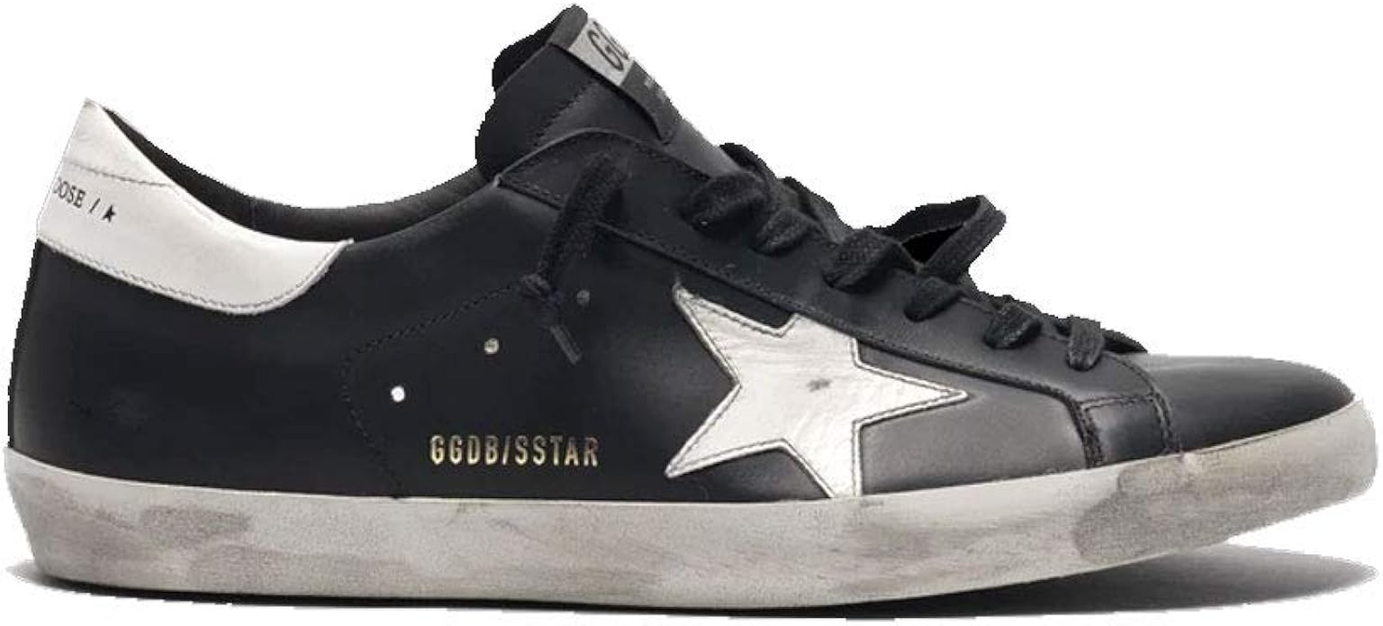 golden goose superstar white black
