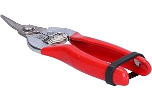 Scissors Fruit Flower Picking Shears for Pruning Branches Gardening Stainless Steel Handle Spring Ergonomic Design Labor Savi