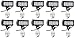 Cutequeen 10 X 36w 3600 Lumens Cree LED Spot Light for Off-road Off Road Lighting SUV Boat 4x4 Jeep Lamp Tractor Marine Rv Atv(pack of 10)