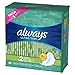 Always Ultra Thin Pads Size 2 Super Long Absorbency Unscented with Wings, 58 Count, Packaging May Vary