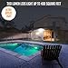 Solar Powered Security Spotlights- Motion Activated Lights- Wireless Outdoor Light- 300 Lumen Ultra Bright LEDs- 2 Lighting Modes- Best for Patio, Garden, Path, Pool, Yard, Deck (Black) (1 Pack)