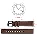 for Samsung Galaxy Watch 42mm/Gear Sport SM-600 Watchband, TRUMiRR 20mm Vintage Genuine Leather Watch Band Quick Release Wrist Strap for Samsung Gear S2 Classic,Gear Sport, Moto 360 2 42mm Men