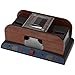 1-2 Deck Wooden Casino Automatic Card Shuffler for Poker Games