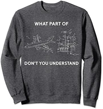 Unisex Funny Aeronautical Aerospace Engineering Engineer Sweatshirt Medium Dark Heather