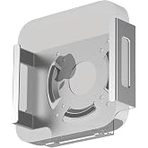IFCASE Under Desk, Vesa, Wall Mount for Mac mini 2018-2023 M1 M2 (Silver) | Heat Dissipation Design, Anti‑Scratch Padding, Sturdy Rust‑Proof Aluminum