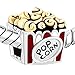 LovelyJewelry Movie Popcorn European Bead Hot Food Charms For Bracelet