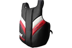 Meister Full Torso Chest Guard w/Gel Padding for MMA, Boxing & Muay Thai