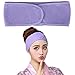 12 Count Color Terry Cloth Spa Headband Single Closure Stretch Towel Washable Makeup Facial Hair Band Wrap Headbands for Yoga Sport Shower