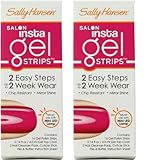 (pack of 2) Sally Hansen Salon Insta Gel Strips, Back To The Fuchsia, 0.14 fluid Ounce, 16 count