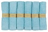 The Motherhood Collection 6 ULTRA SOFT Baby Bath Washcloths, 100% Natural Bamboo Towels, Blue, Perfect for Sensitive Baby Skin, 6 Pack 10