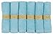 The Motherhood Collection 6 ULTRA SOFT Baby Bath Washcloths, 100% Natural Bamboo Towels, Blue, Perfect for Sensitive Baby Skin, 6 Pack 10
