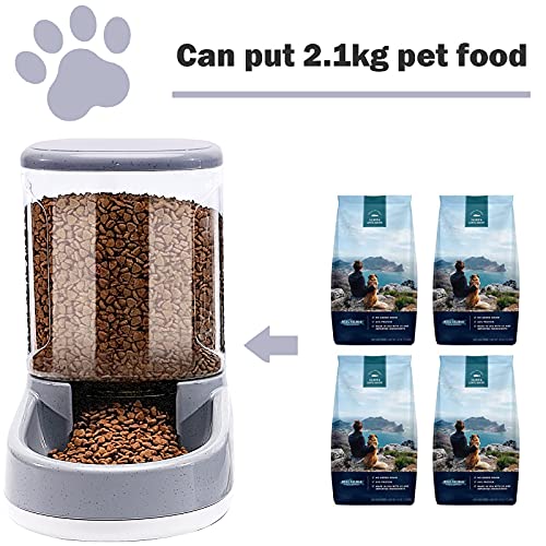 LeYoMiao Automatic Pet Feeder Medium and Small Pet Automatic Food Feeder and Drinker Set 3.8 L, Dog Travel Supplies… - Image 4