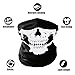GAMPRO Breathable Seamless Tube Skull Face Mask, Dust-proof Windproof Motorcycle Bicycle Bike Face Mask for Cycling, Hiking, Camping, Climbing, Fishing, Hunting, Motorcycling (Black&Pink)