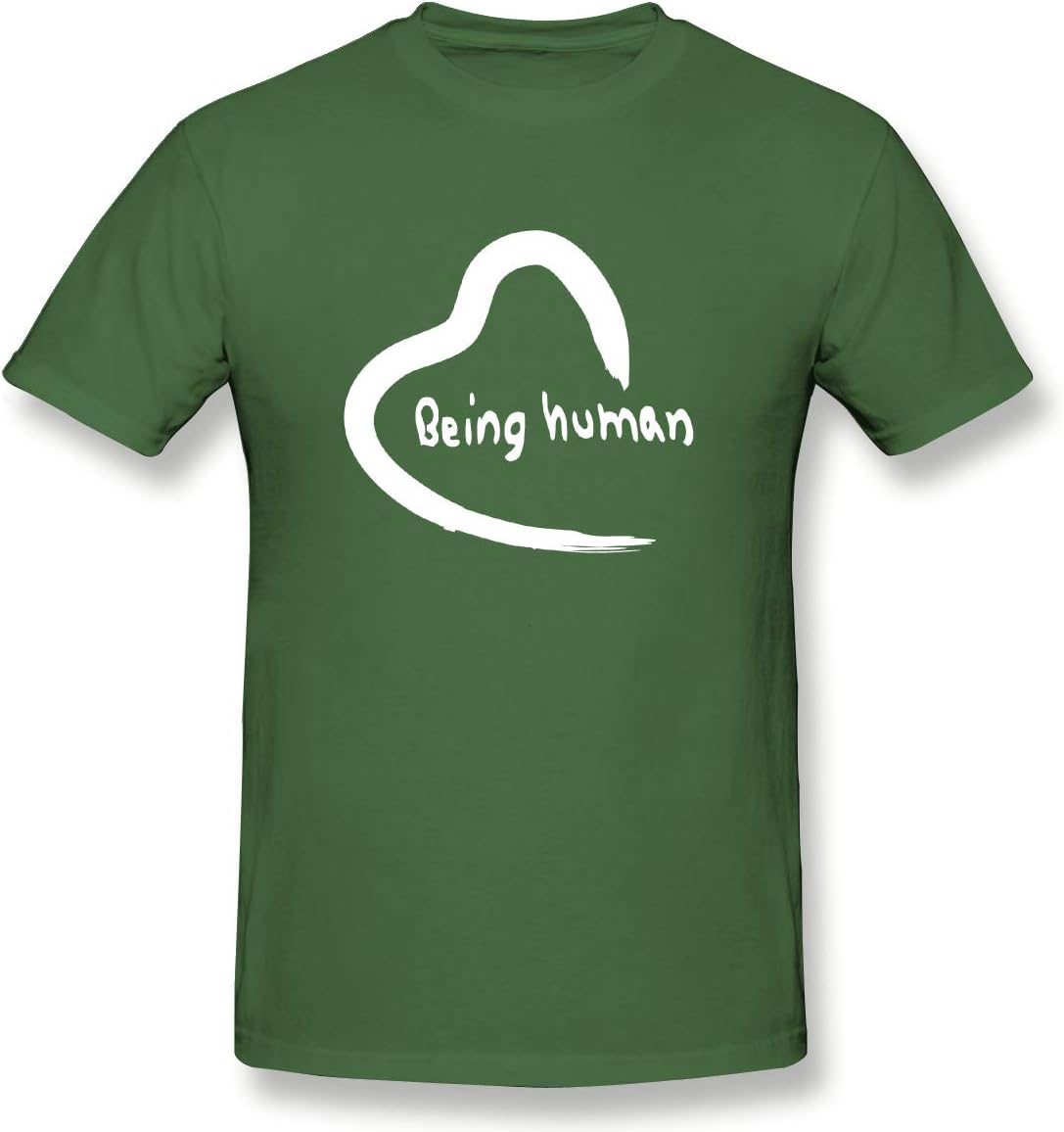 Mens Being Human Salman Khan Adult Short Sleeve T-Shirt Moss Green