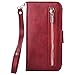 iPhone 7 Plus/8 Plus Wallet Case, Hidden iphone7 Plus/8 Plus Wallet Case [Folio][Flip][Wrist Strap] Stand Feature Card Holder for Apple iPhone 7 Plus/8 Plus 5.5
